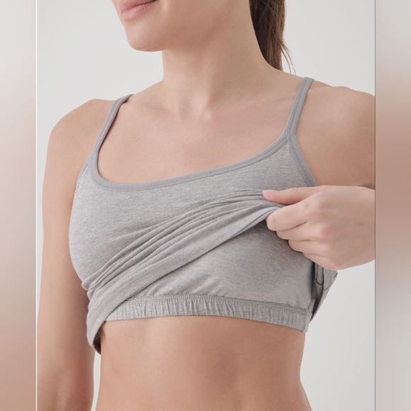 Pact organic gray everyday shelf bra camisole size small - Picture 4 of 7